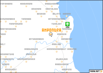 map of Ampondra