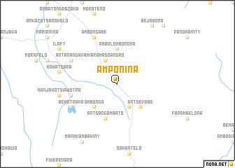 map of Amponina