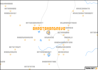 map of Ampotamandrevo