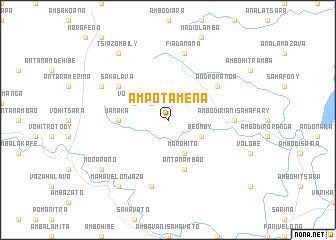 map of Ampotamena