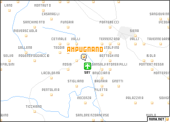 map of Ampugnano