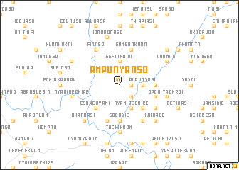 map of Ampunyanso