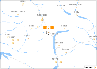 map of ‘Amqah