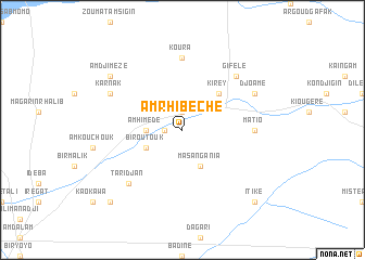 map of Am Rhibéché