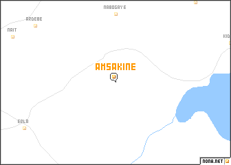 map of Am Sakiné