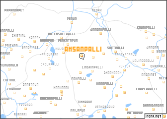 map of Amsānpalli