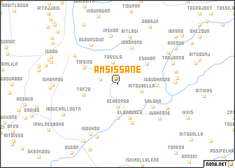 map of Amsissane