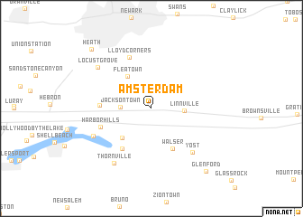 map of Amsterdam