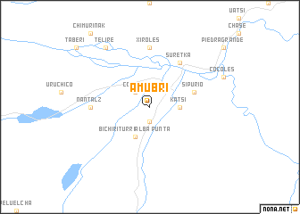 map of Amubri