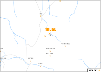 map of Amugu