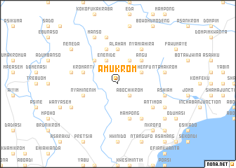 map of Amukrom
