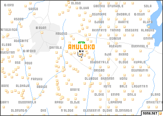 map of Amuloko