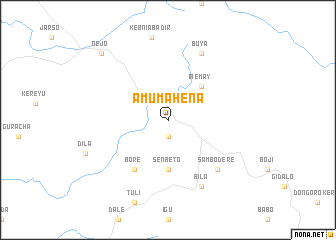 map of Āmuma Hēna