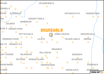 map of Amunewala