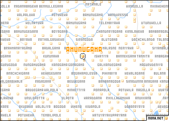 map of Amunugama