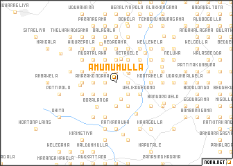 map of Amunumulla