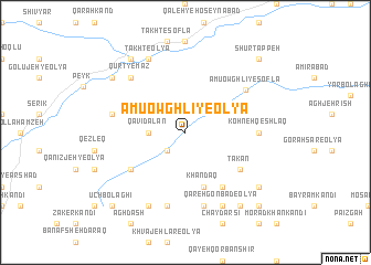 map of ‘Amūowghlī-ye ‘Olyā