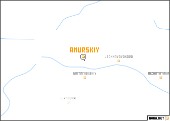 map of Amurskiy