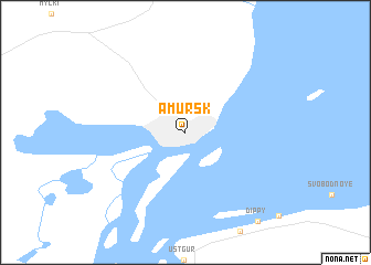 map of Amursk
