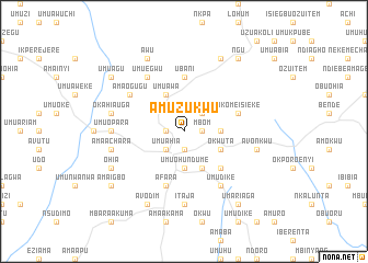 map of Amuzukwu