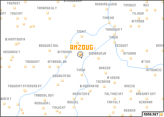 map of Amzoug