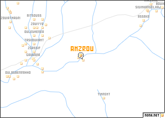 map of Amzrou