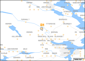 map of Åm