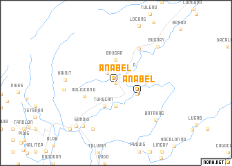 map of Anabel