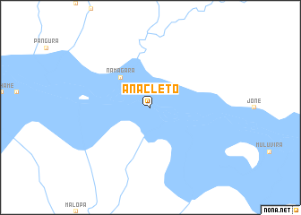 map of Anacleto