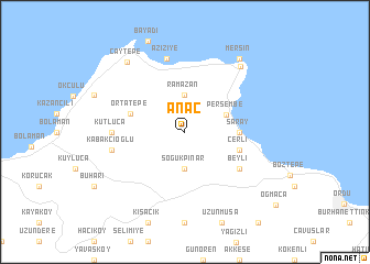 map of Anaç