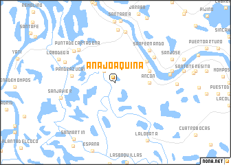 map of Ana Joaquina