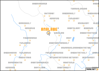 map of Analabe