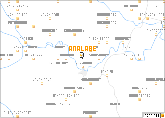map of Analabe