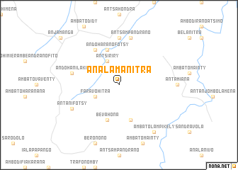 map of Analamanitra