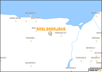 map of Analamanjaka