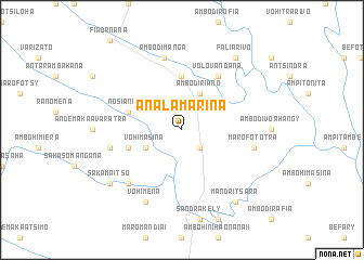 map of Analamarina