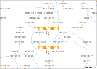 map of Analamena