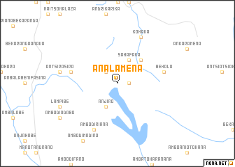 map of Analamena