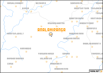 map of Analamiranga