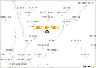 map of Analamisaka