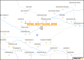 map of Analamitsivalana