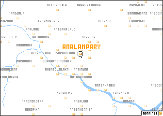 map of Analampary