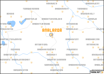 map of Analaroa
