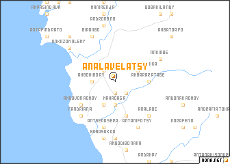 map of Analavelatsy
