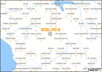map of Análipsis