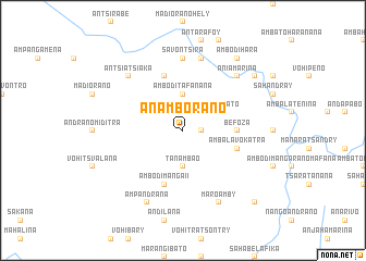 map of Anamborano