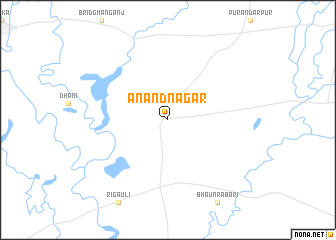 map of Anandnagar