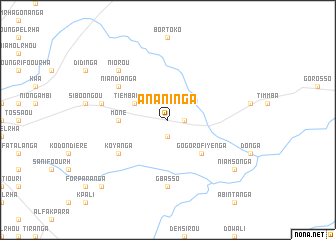 map of Ananinga