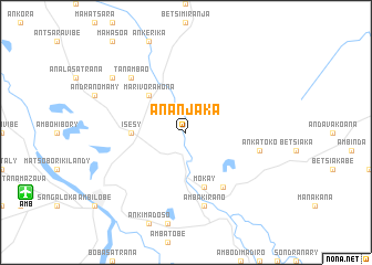 map of Ananjaka