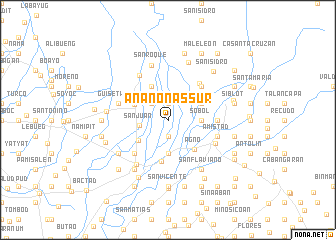 map of Ananonas Sur